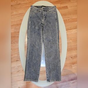 WHBM High Rise Straight Sculpt Jeans, Size 0